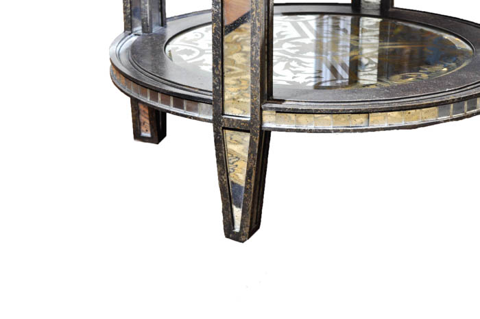 Ornate Mirrored Side Table