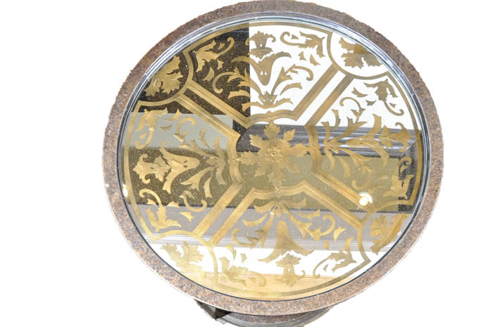 Ornate Mirrored Side Table