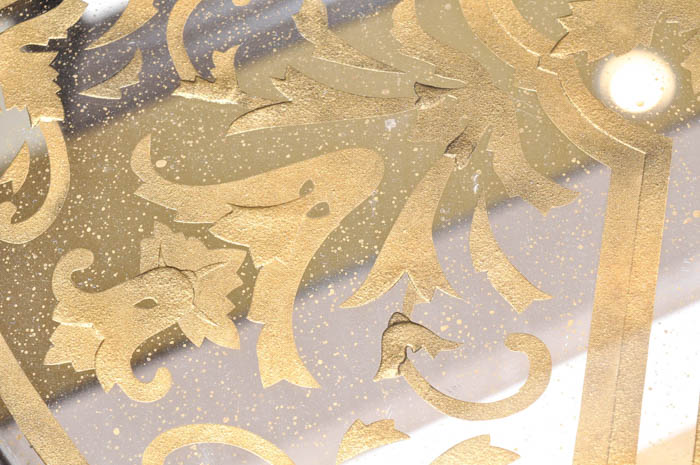 Ornate Mirrored Side Table