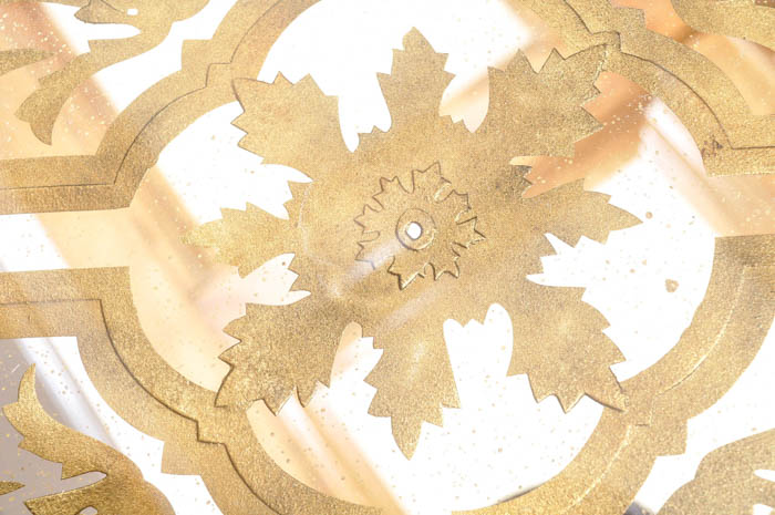 Ornate Mirrored Side Table