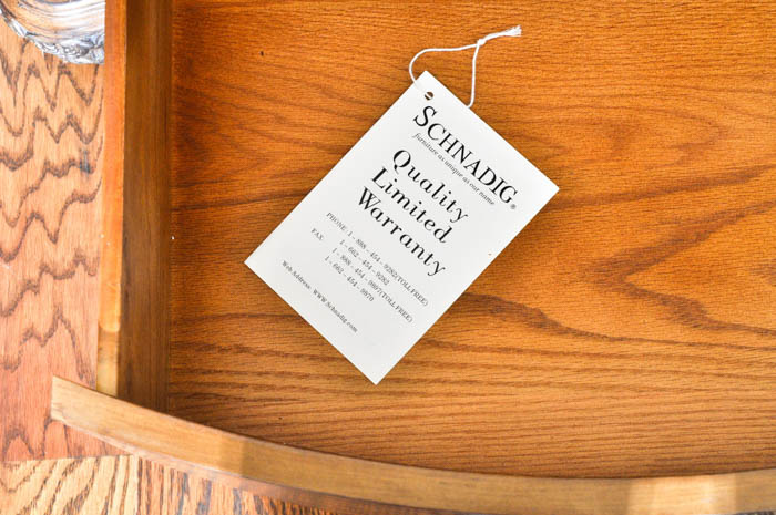 Schnadig Four-Drawer Chest With Marble Top