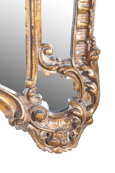 Rococo-Style Wall Mirror