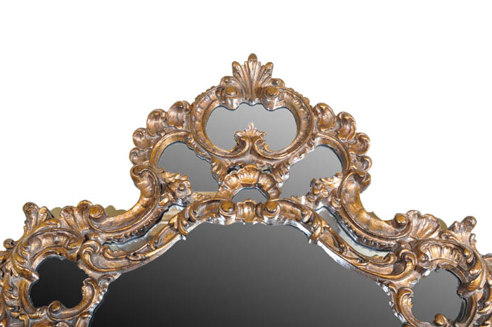 Rococo-Style Wall Mirror
