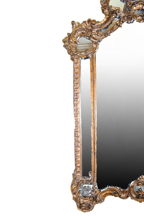 Rococo-Style Wall Mirror
