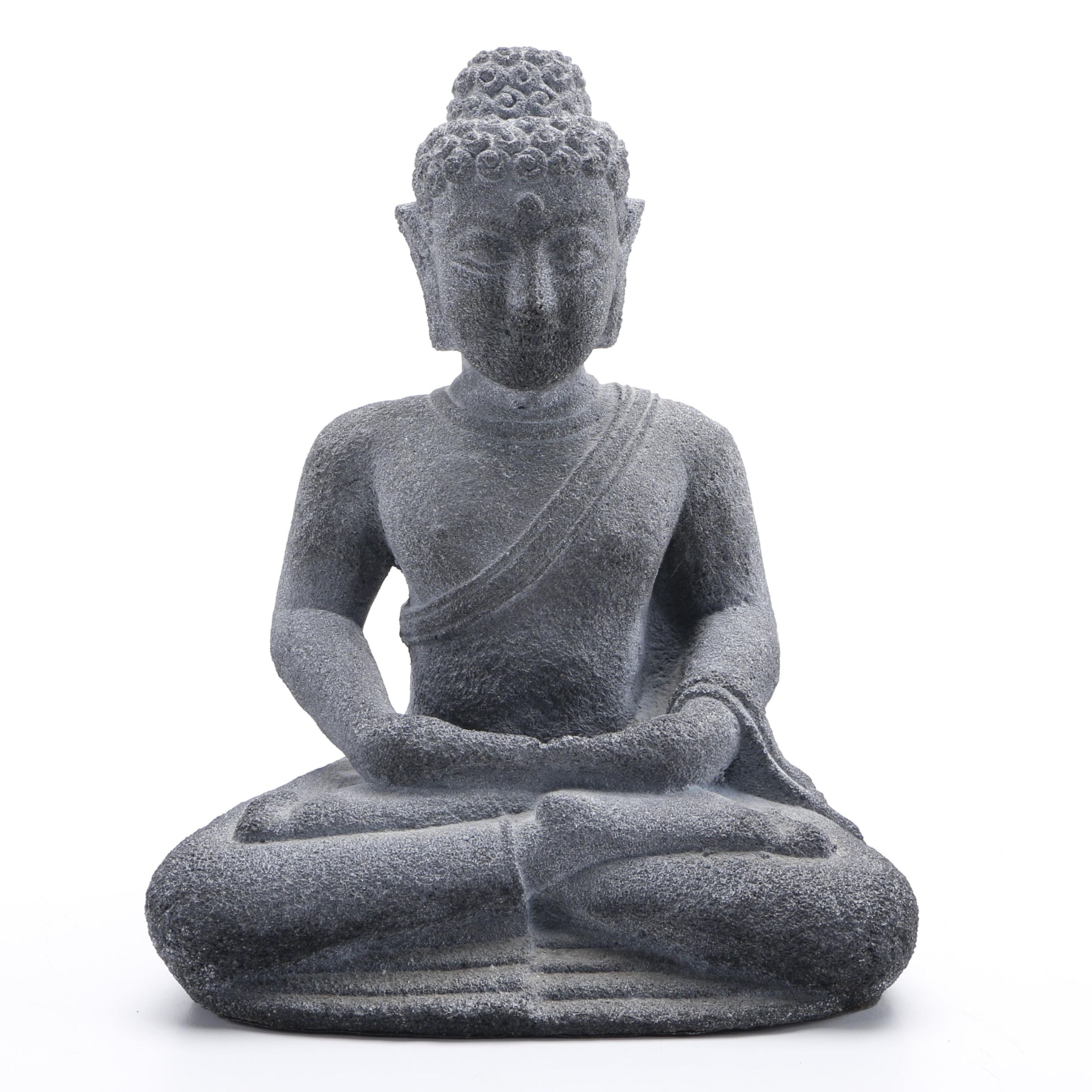 Cast Stone Indonesian Buddha Figurine