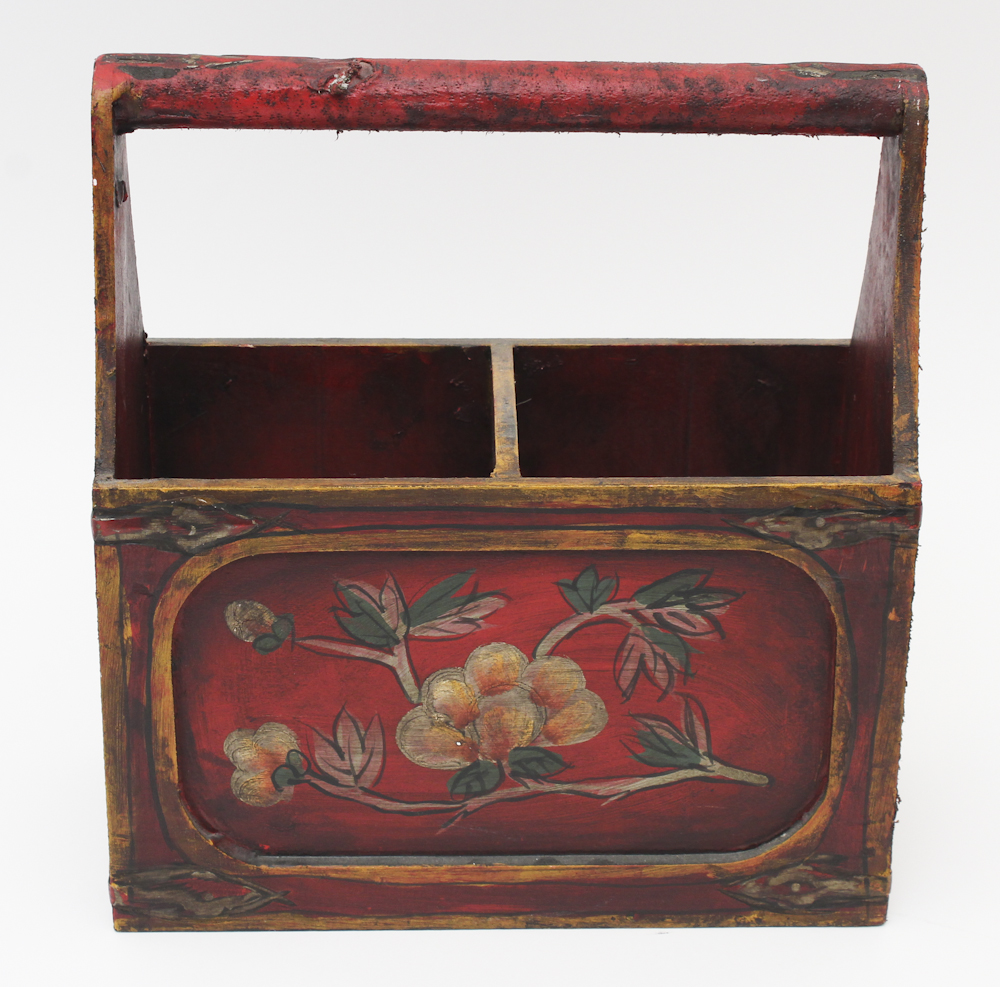 Grouping of Ceramic and Wood Decor