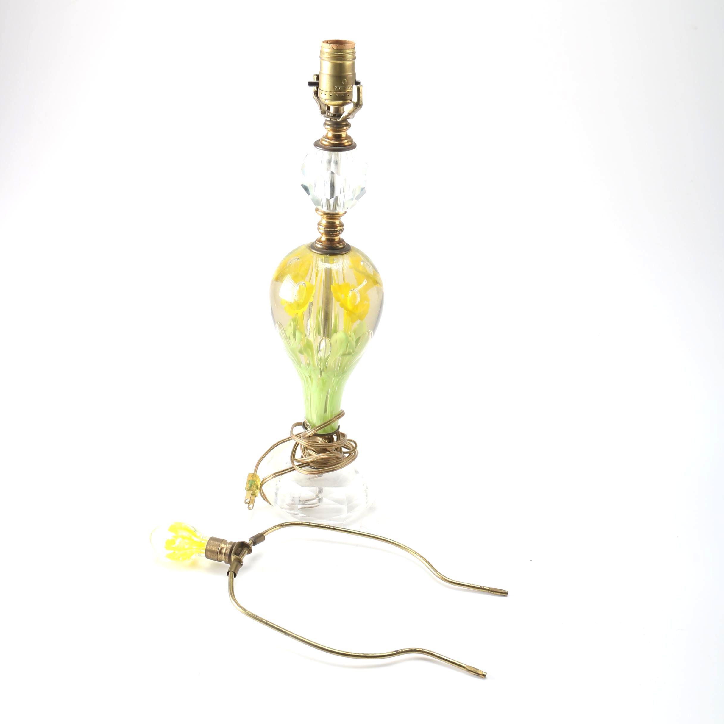 St. Clair Art Glass Lamp