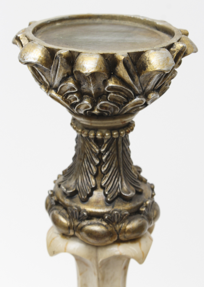 Pair of Ornate Candle Pillars