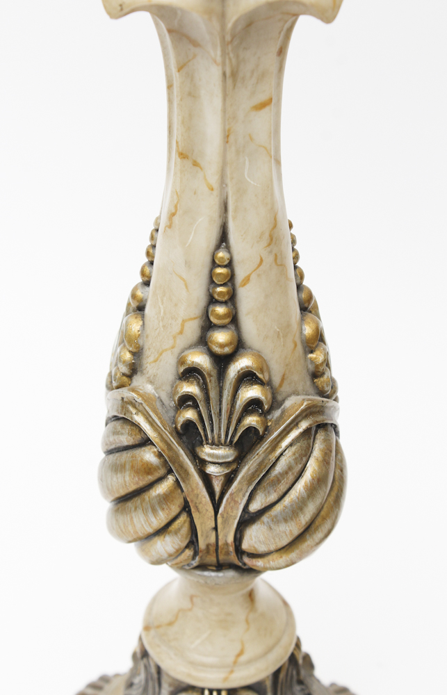 Pair of Ornate Candle Pillars