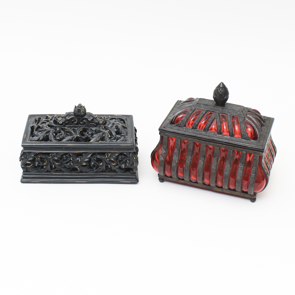 Pair of Trinket Boxes
