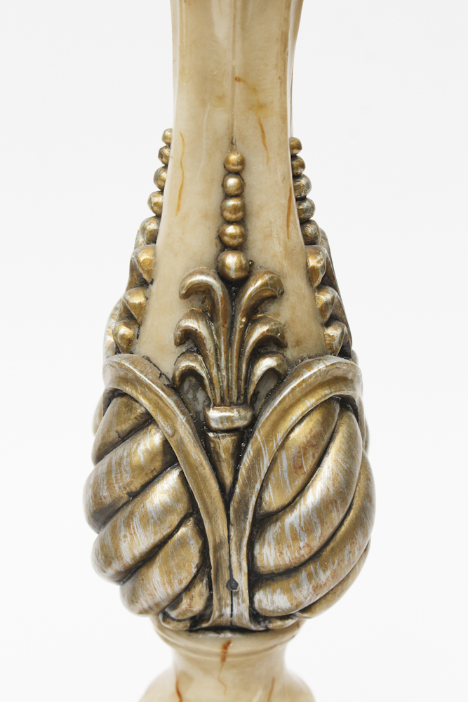 Pair of Ornate Candle Pillars