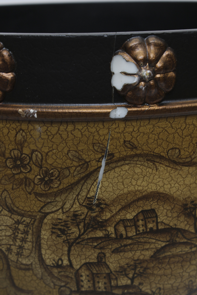 Dutch Landscape Decorative Urn