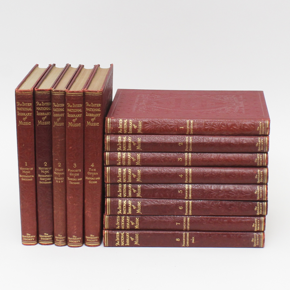 Collection of "The International Library of Music" Books