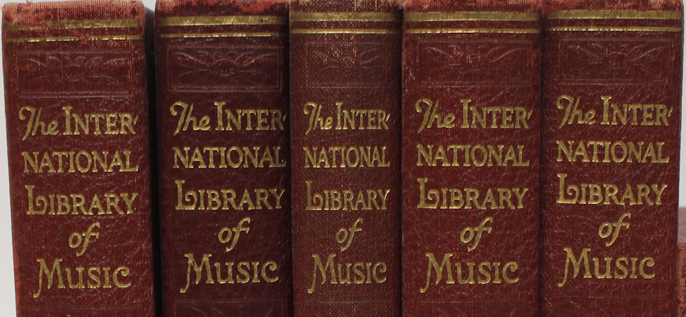 Collection of "The International Library of Music" Books