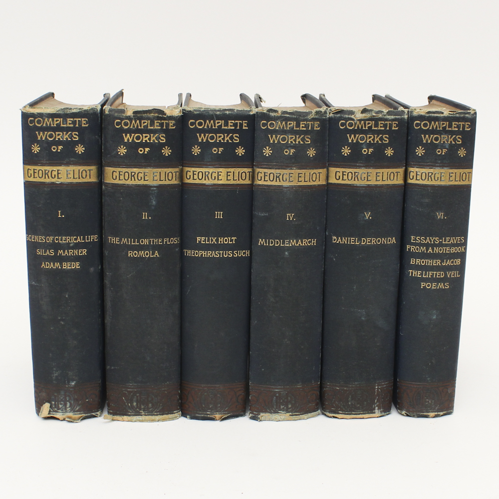 Six Volume "The Compete Works of George Eliot"