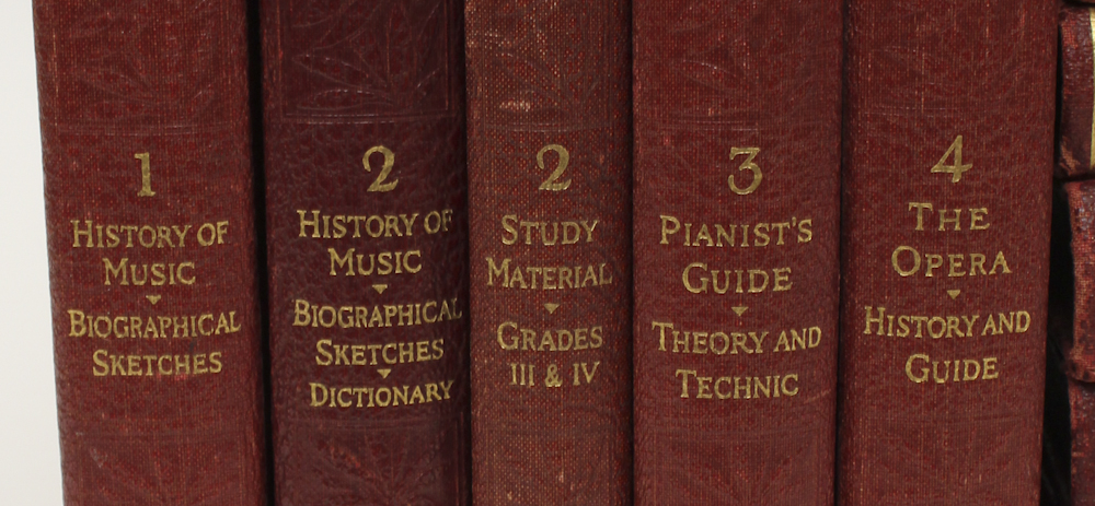 Collection of "The International Library of Music" Books