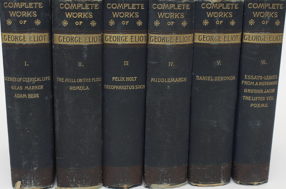 Six Volume "The Compete Works of George Eliot"