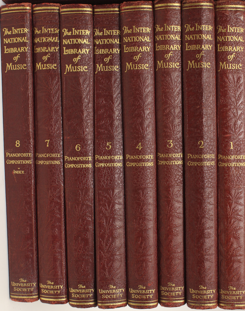 Collection of "The International Library of Music" Books