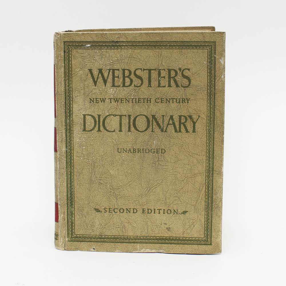 1967 Vintage "Webster's Dictionary"