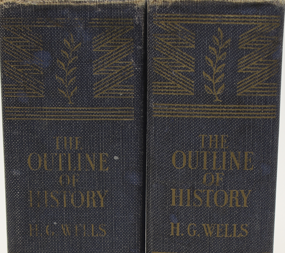 1949 Two Volume Set of "The Outline of History" by H.G. Wells