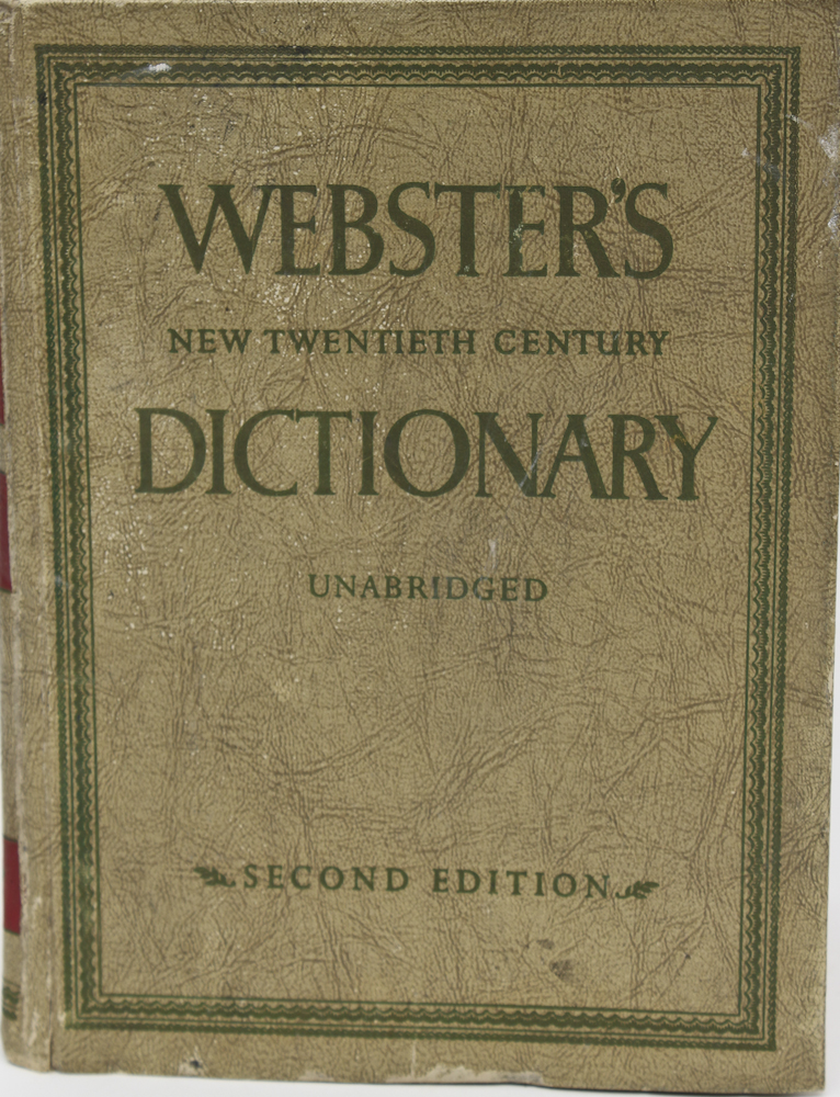 1967 Vintage "Webster's Dictionary"
