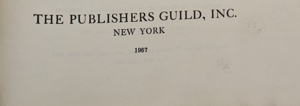1967 Vintage "Webster's Dictionary"