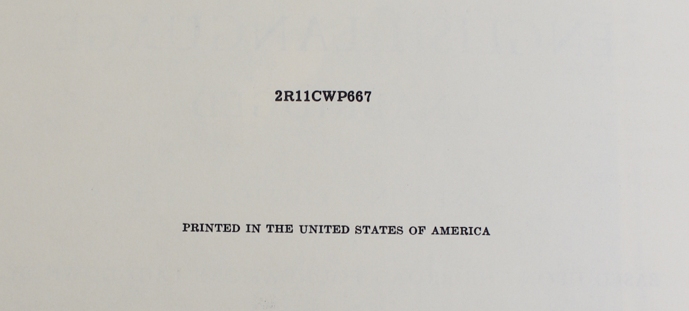 1967 Vintage "Webster's Dictionary"