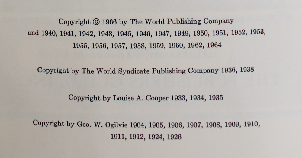 1967 Vintage "Webster's Dictionary"