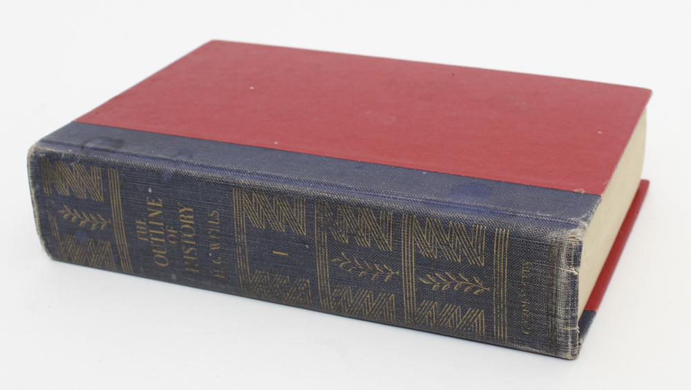 1949 Two Volume Set of "The Outline of History" by H.G. Wells
