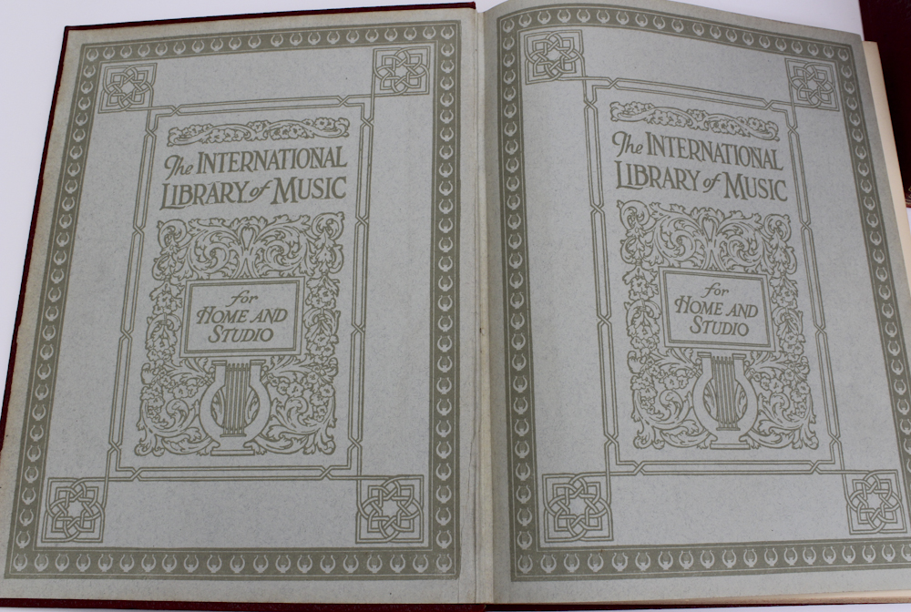 Collection of "The International Library of Music" Books