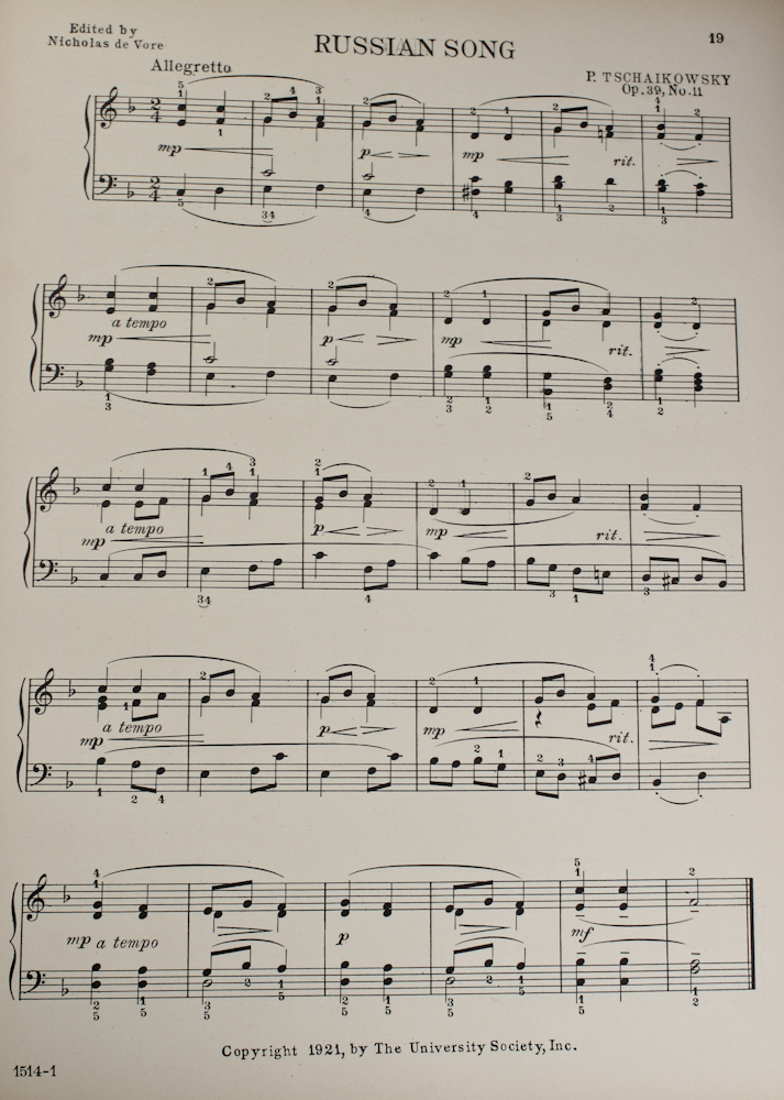 Collection of "The International Library of Music" Books