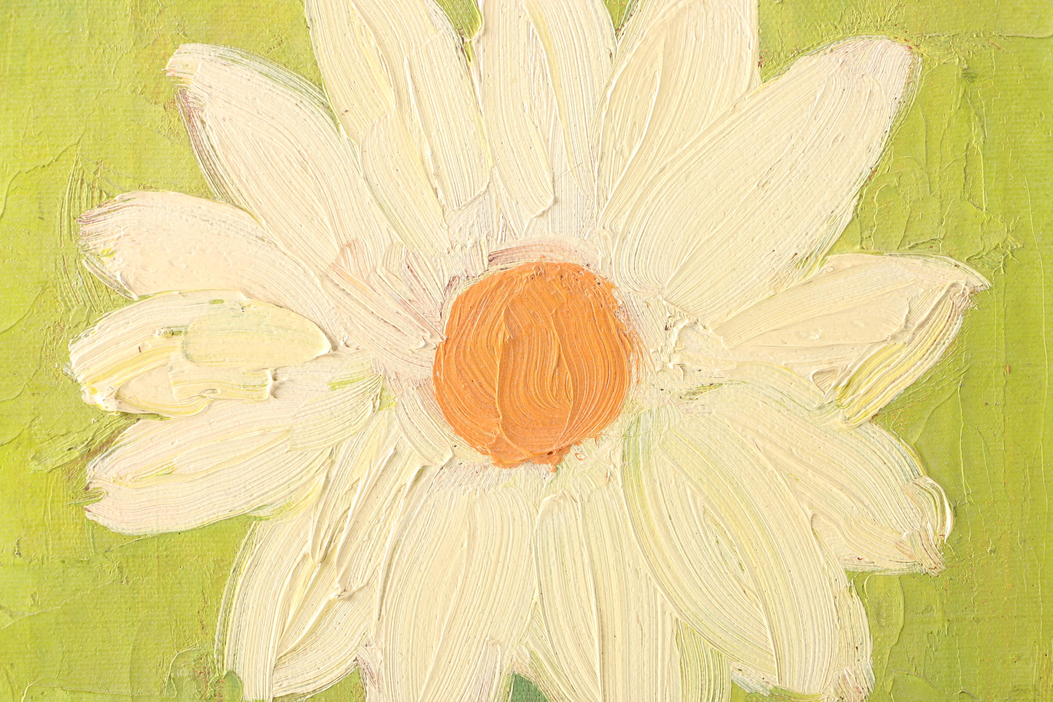 Floral Themed Oil on Canvas Paintings