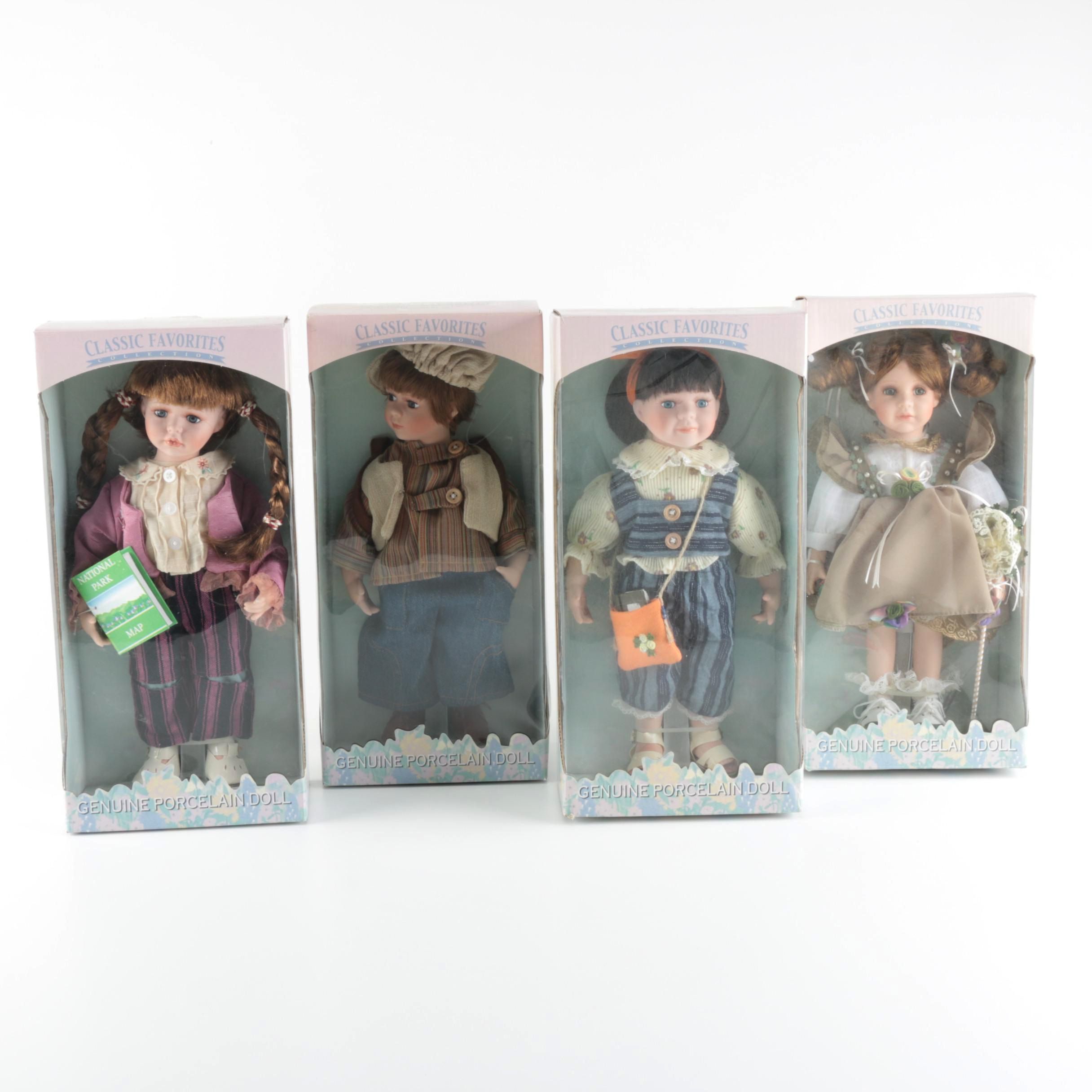 Classic Favorites Genuine Porcelain Dolls