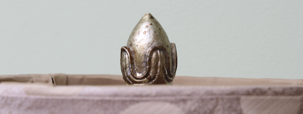 Pair of Column Style Mirrored Table Lamps