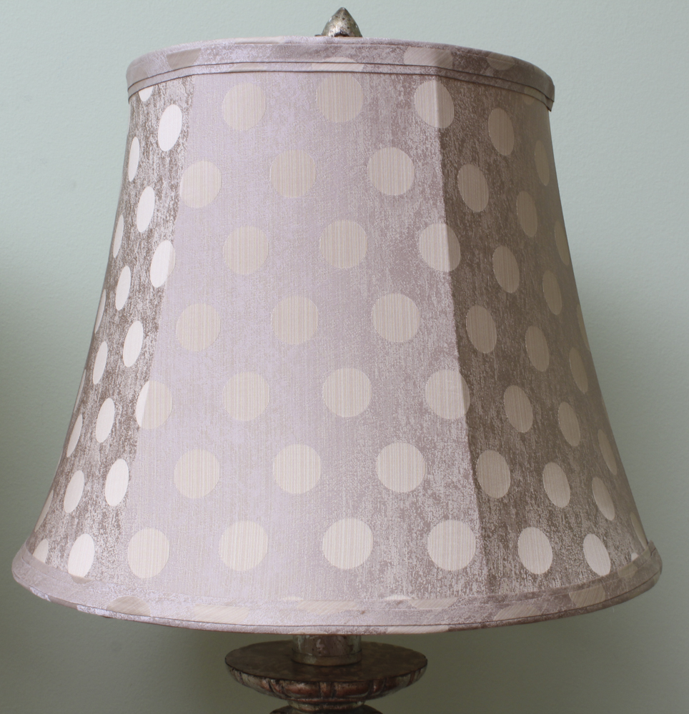 Pair of Column Style Mirrored Table Lamps