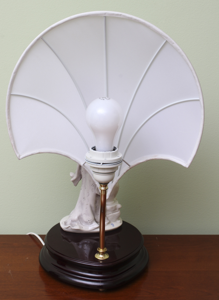 Guiseppe Armani Porcelain Japanese Woman Table Lamp