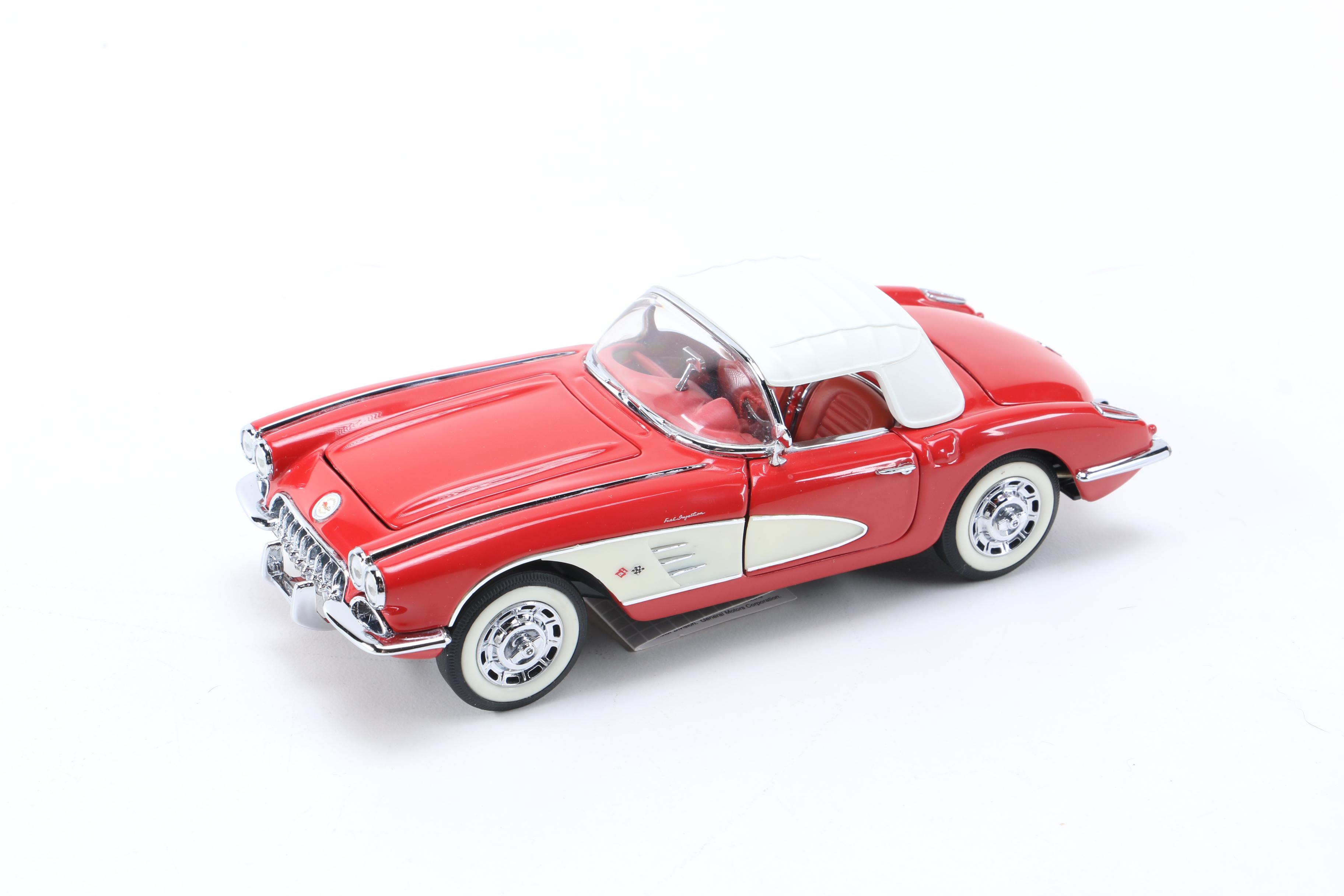 Die-Cast Cars Including Franklin Mint 1959 Corvette