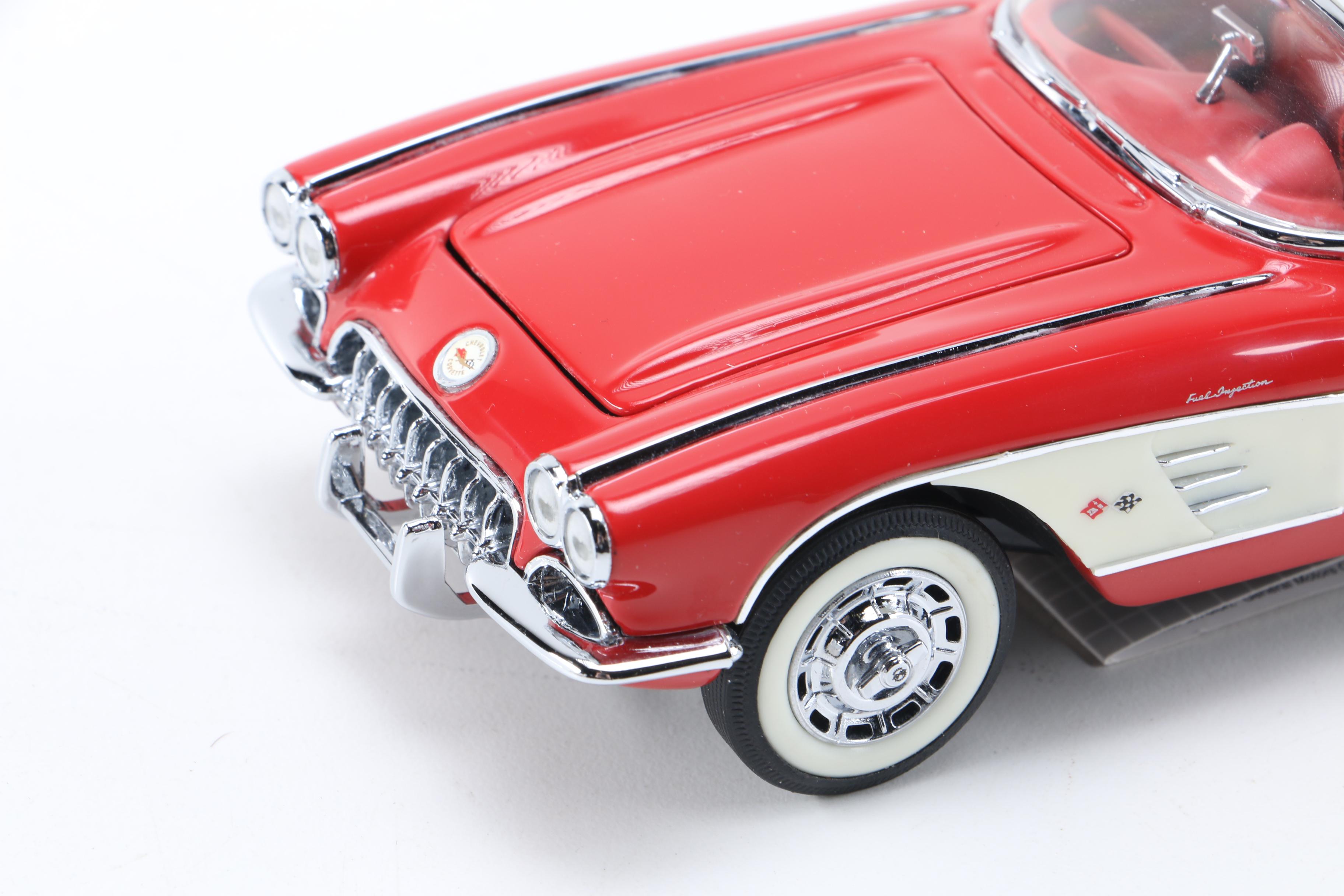 Die-Cast Cars Including Franklin Mint 1959 Corvette