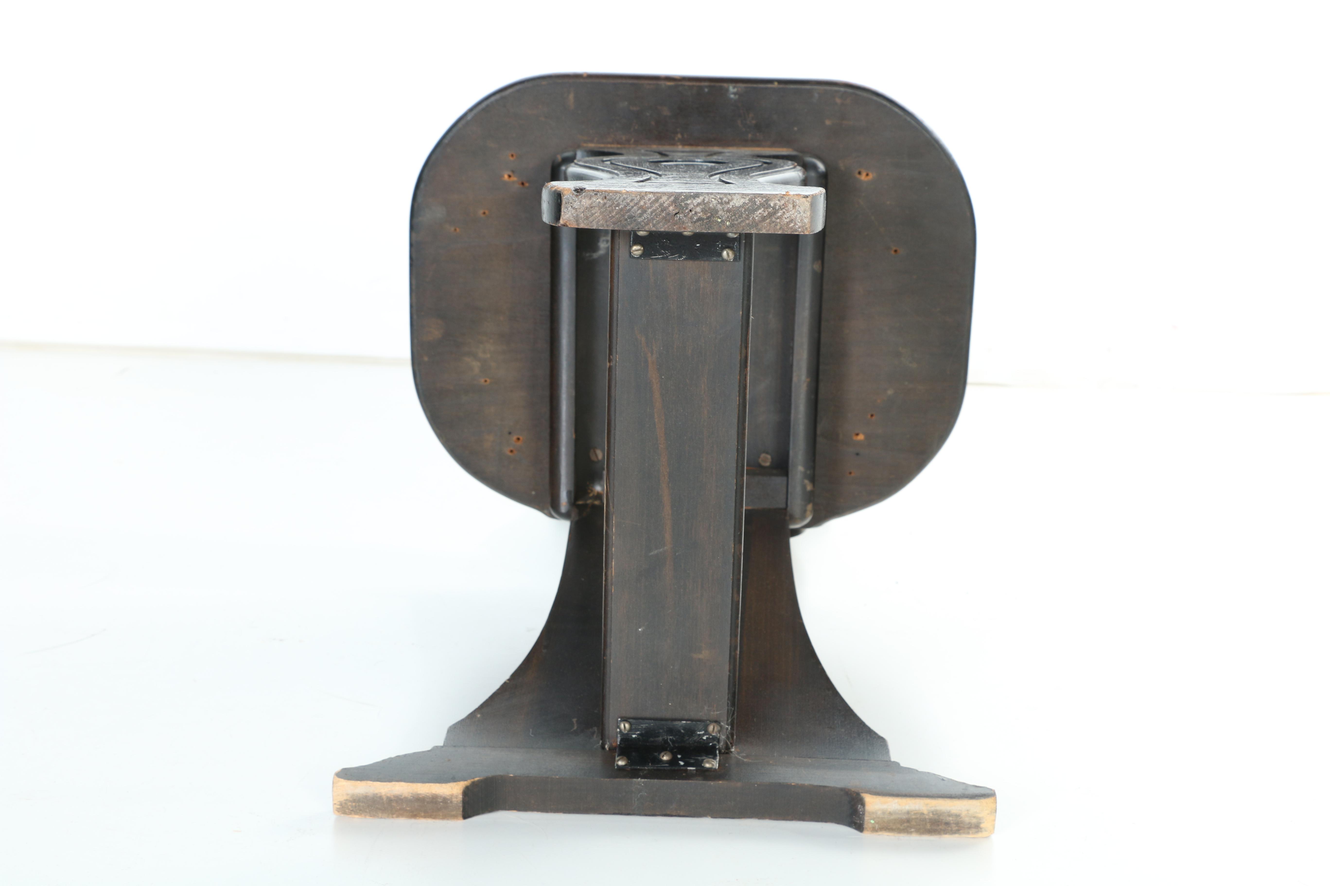 Vintage Walnut Hall Chair by Davis Birely