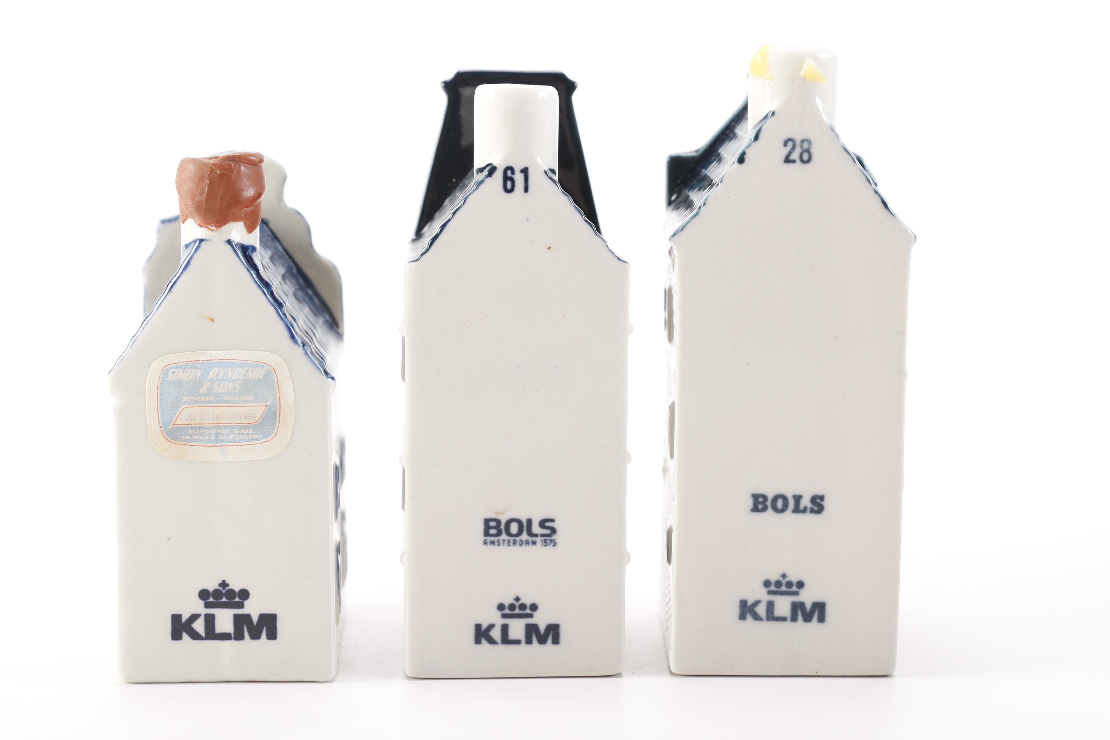 Holland Distillery Decanters Featuring Delft