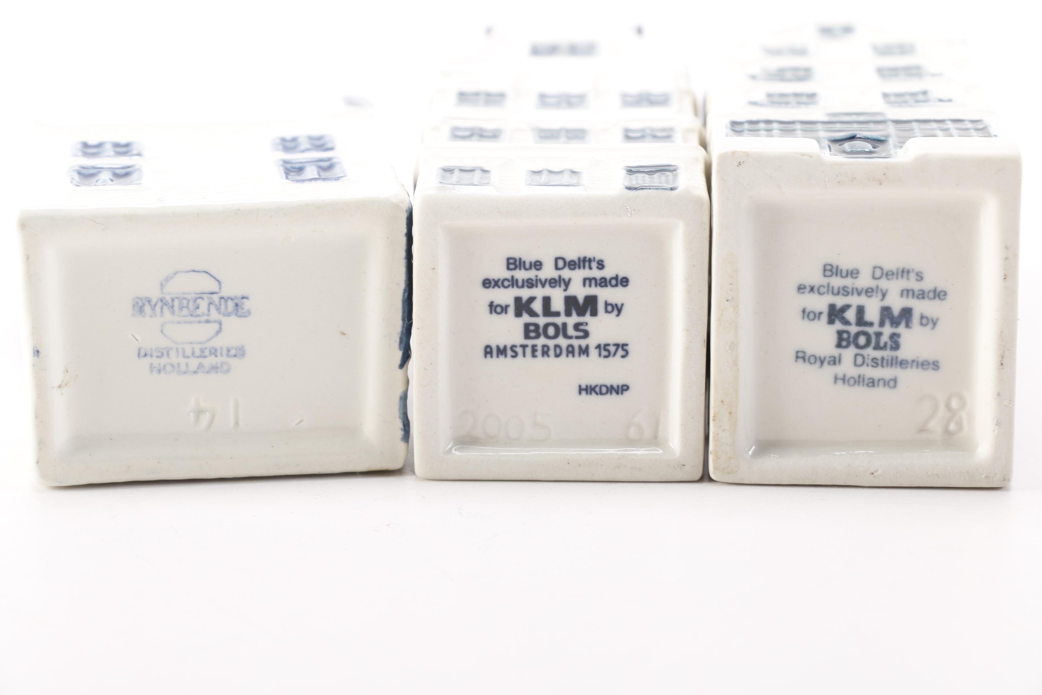 Holland Distillery Decanters Featuring Delft