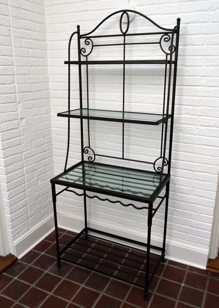Scrolled Metal Baker's Rack