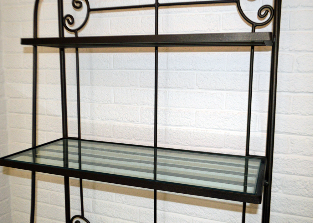 Scrolled Metal Baker's Rack