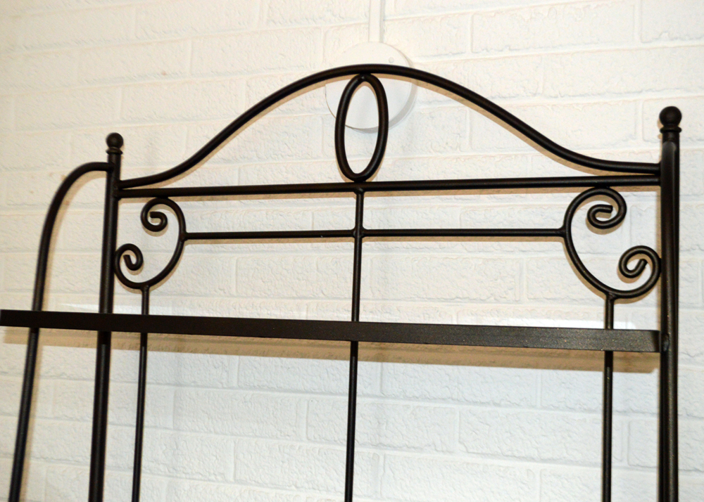 Scrolled Metal Baker's Rack