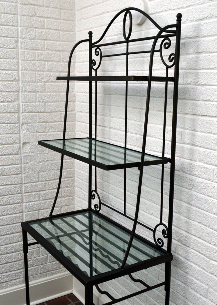 Scrolled Metal Baker's Rack