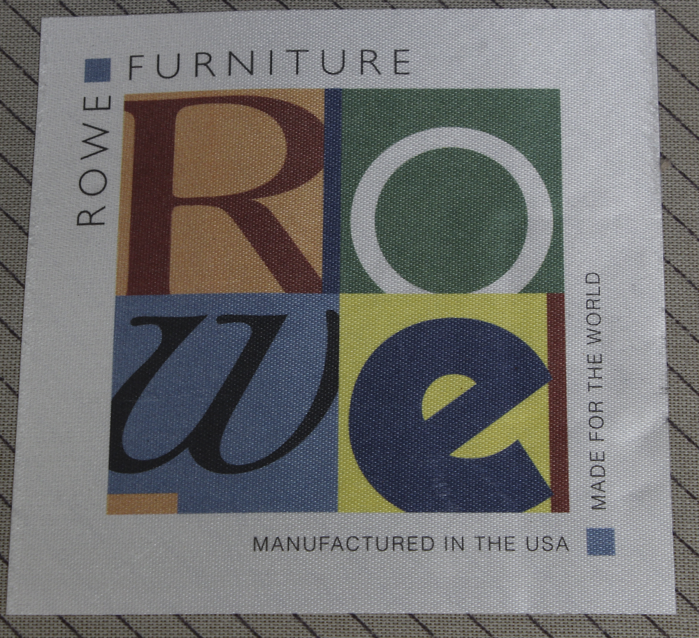 Plush Purple Armchair by Rowe Furniture