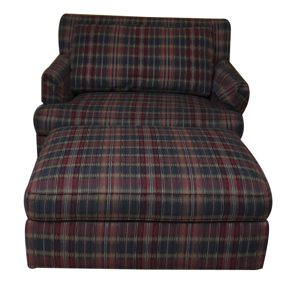 Highland House Sleeper Armchair With Ottoman