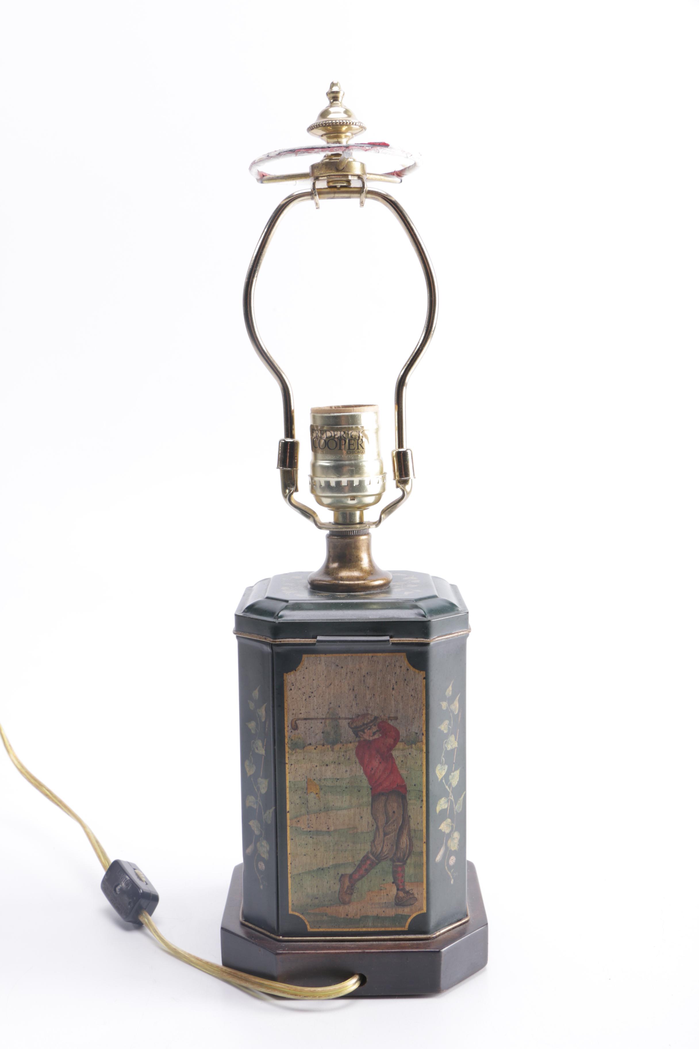 Fredrick Cooper Golfer Lamp