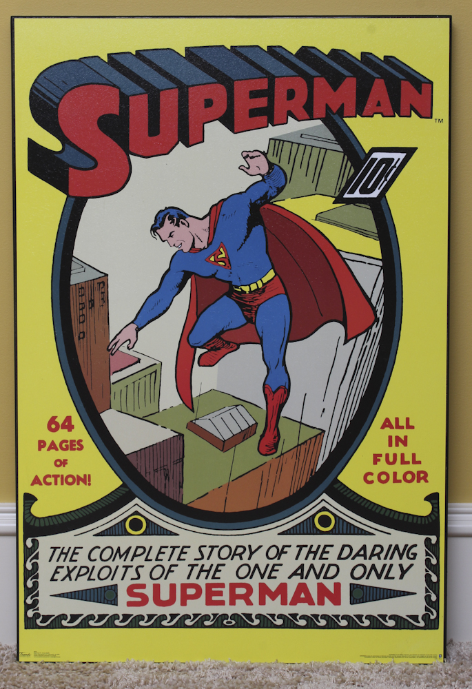 DC Comics Super Hero Wood Wall Signs