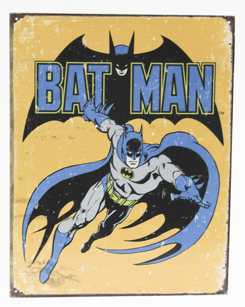 DC Comics Superhero Tin Signs